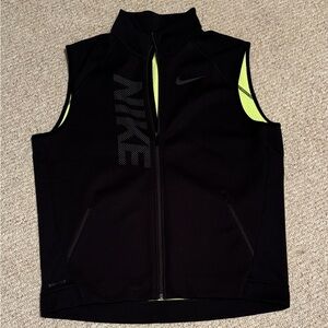 Nike Mens  XL Black and Yellow Dri-FIT Vest